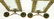 Pair of Empire Style Gilt Brass Mirrored Two Arm Wall - 3