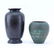 Two Bronze Vases. A Carl Sorenson Verdigris Patinated