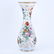 Large Hand Painted Opaline Glass Vase. Decorated with