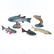 Lot of Four (4) Carved and Handpainted Wood Fish Decoys