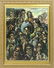 20th Century Oil on Canvas "Faces". Unsigned. Small - 2
