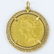 US 1897 Coronet $10 Gold Coin and 18 Karat Yellow Gold