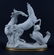 Large Lladro Horse Group in White on Original Stand. - 2