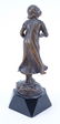 Art Nouveau Style Bronze Sculpture of a Young Girl - 2