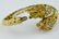 Vintage Italian 18 Karat Yellow Gold Tiger Bangle - 5
