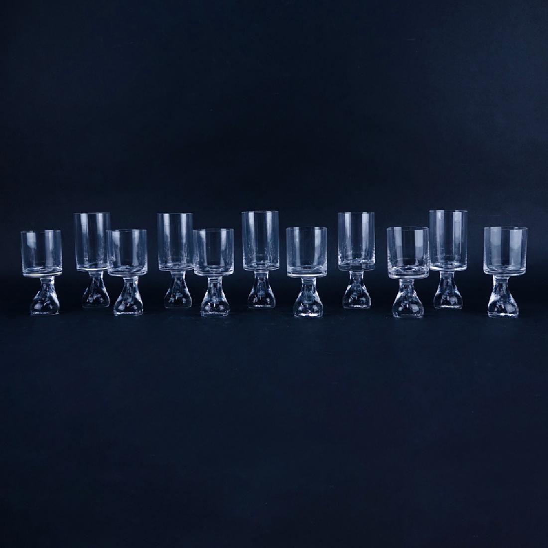 Twelve (12) Pieces Joe Colombo For Riedel "Smoke" (1 of 5)