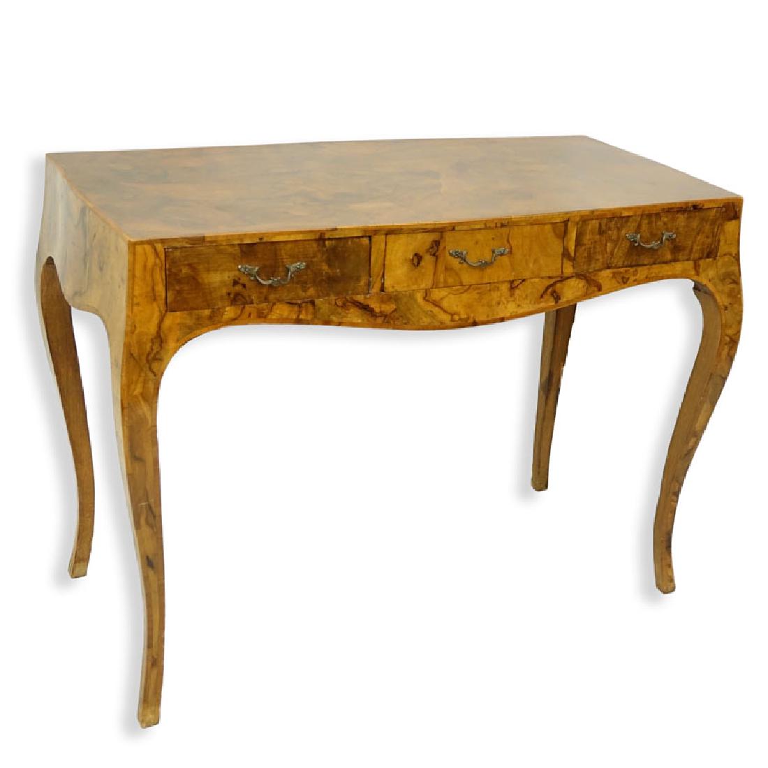 Mid Century Italian Patchwork Burl Wood Inlaid Table. (1 of 5)