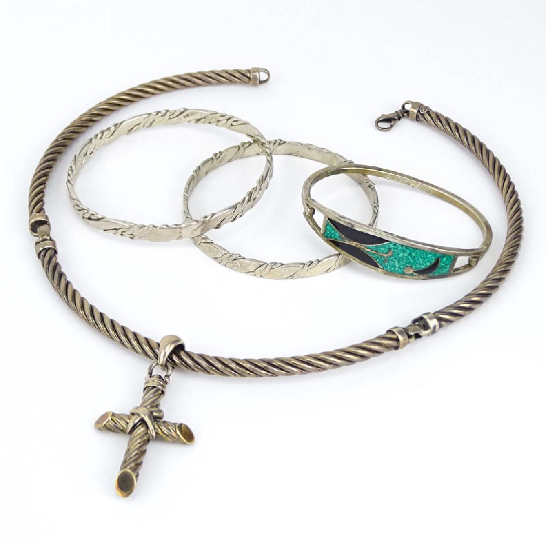 Vintage Alisa Italian Sterling Silver and 18 Karat (1 of 10)