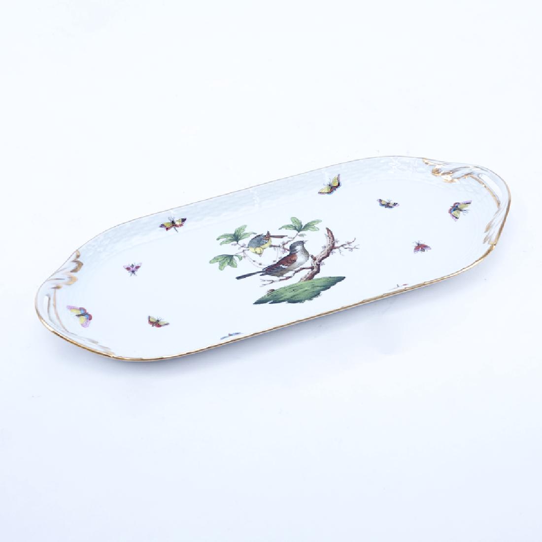 Herend Hand painted Porcelain Tray. Signed and numbered (1 of 4)