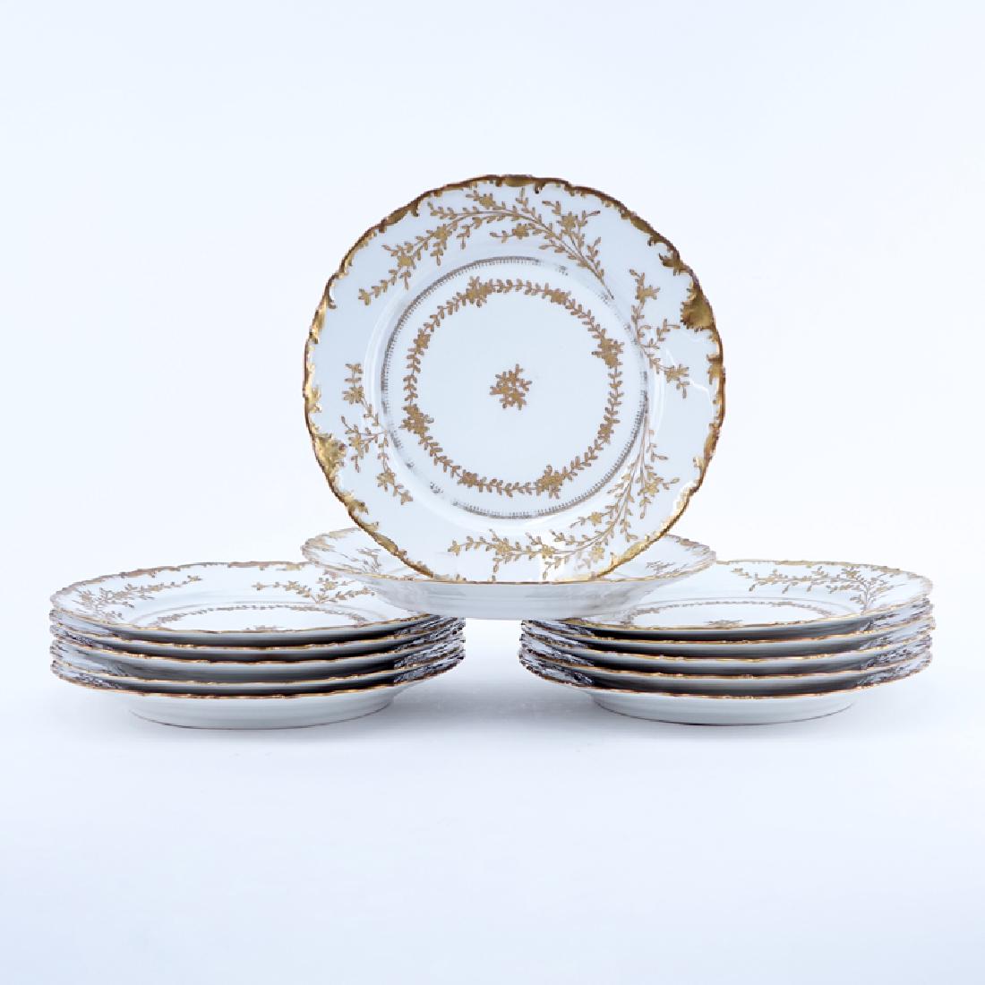 Twelve (12) Limoges For Ovington Brothers Gold (1 of 6)