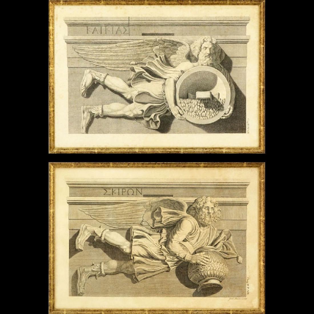 Pair of 18th Century James Basire Antiquities of Athens (1 of 11)