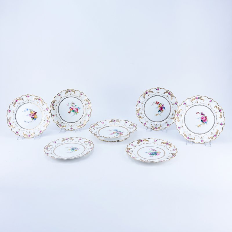 Antique Crescent & Sons Seven (7) Piece Porcelain (1 of 6)