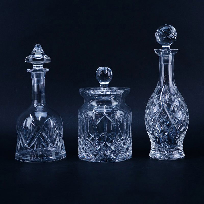 Three (3) Waterford and Waterford Style Cut Crystal (1 of 3)