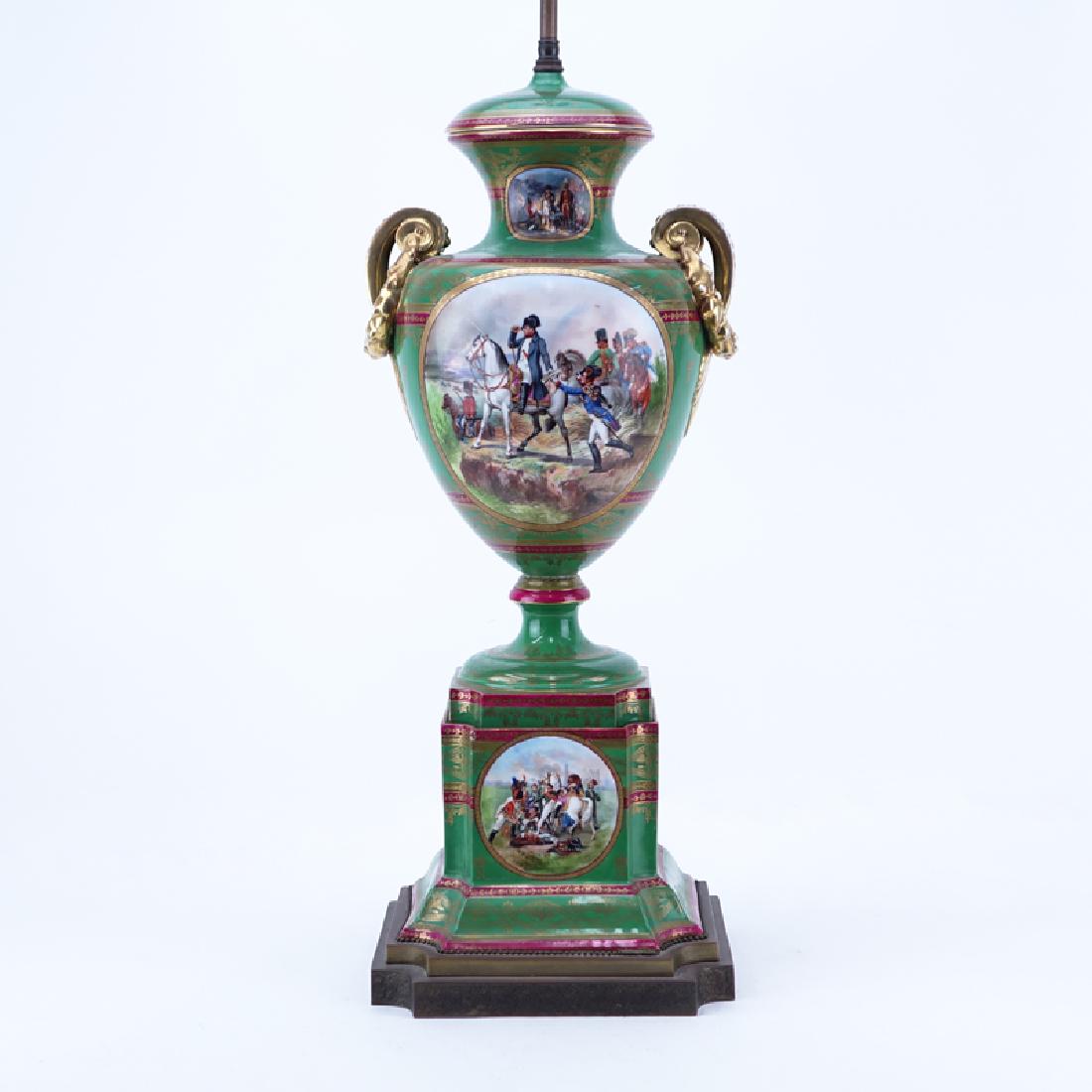 Large French Sevres Style Hand Painted Napoleonic (1 of 8)