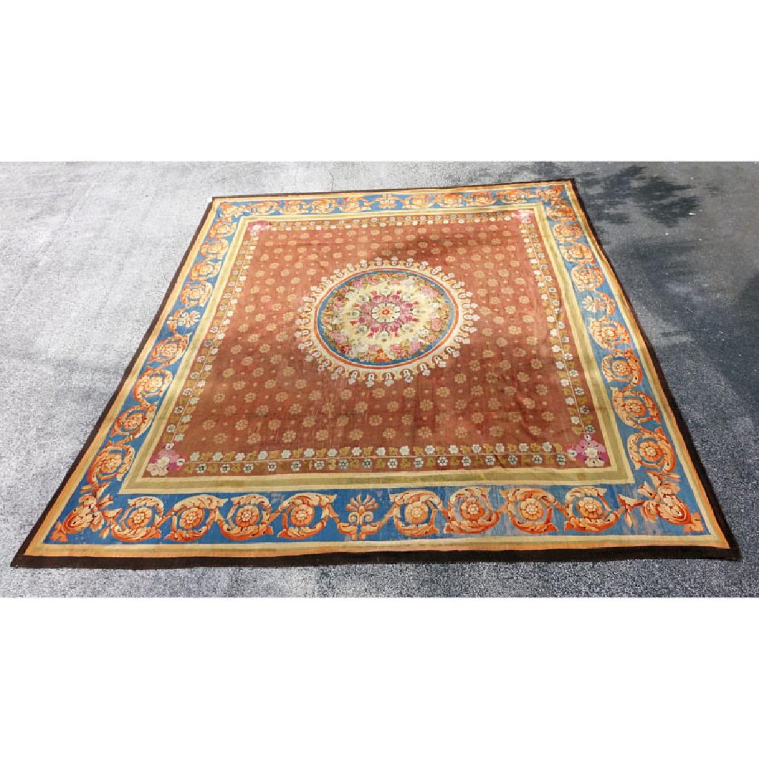 Large 19th Century French Aubusson Carpet. (1 of 5)