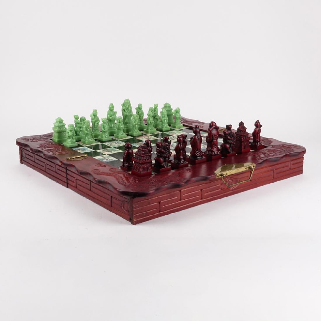 Vintage Chinese Chess Set (1 of 8)