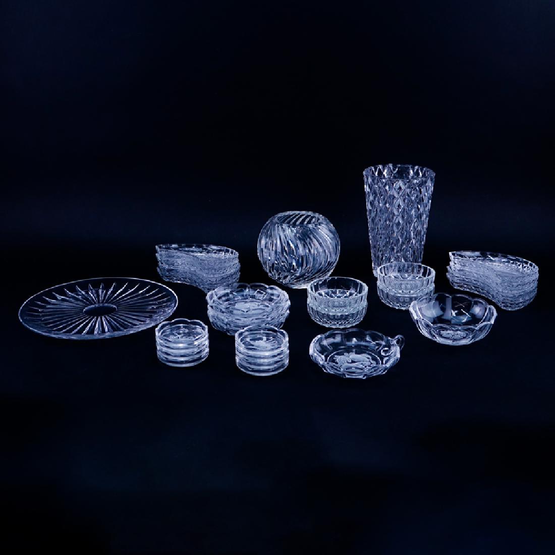 Large Collection of Val St. Lambert Crystal Tableware. (1 of 5)