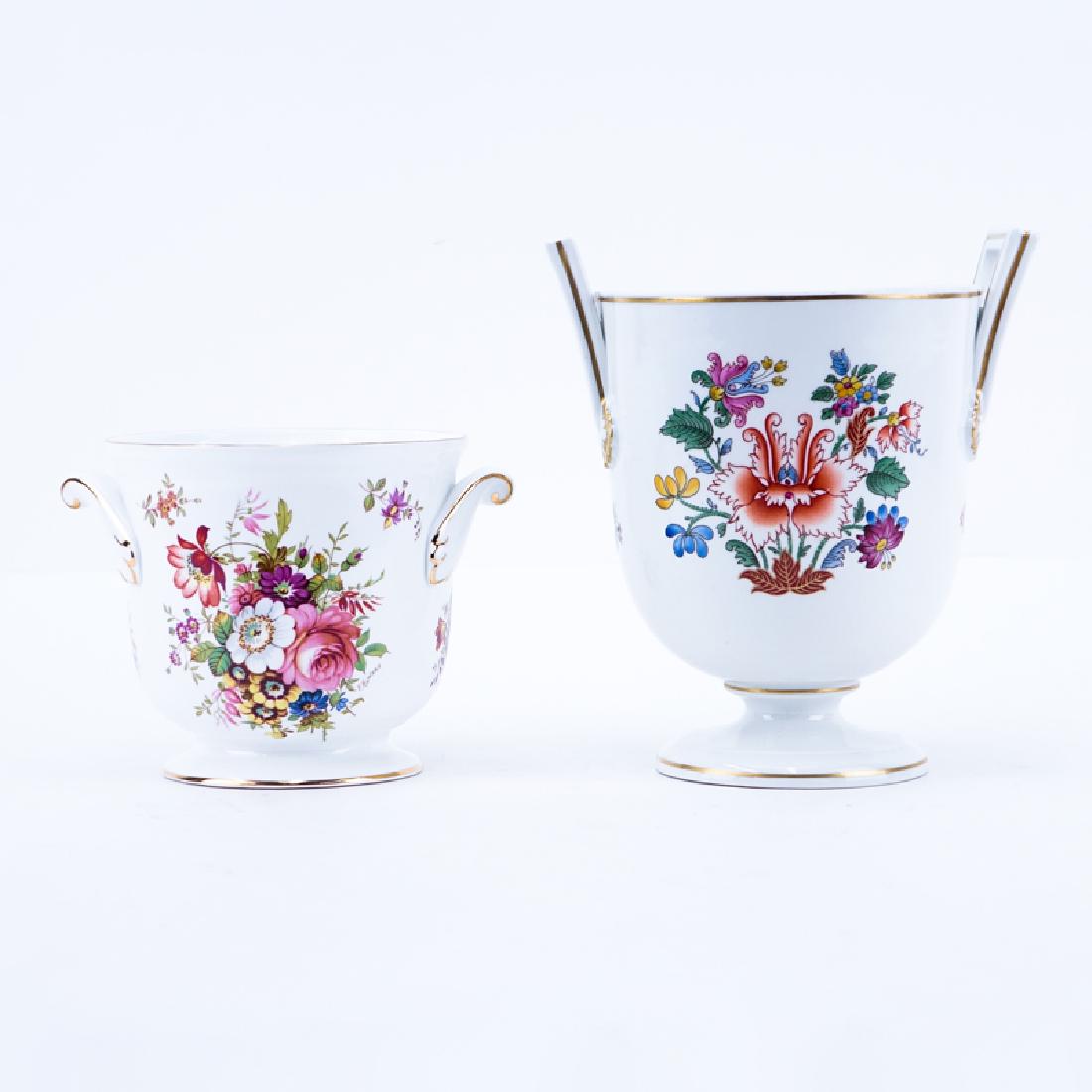 Two (2) Vintage Porcelain Cachepots by Richard Ginori (1 of 5)