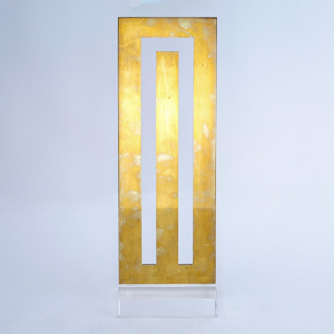 Stephen Edlich, American (1944-1989) Brass and Lucite (1 of 3)