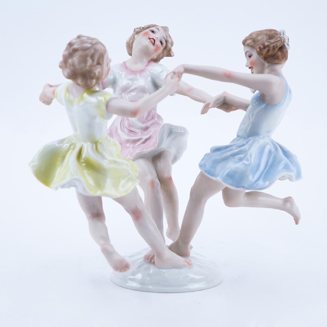 Vintage German Hutschenreuther Porcelain Group, "Ring (1 of 5)