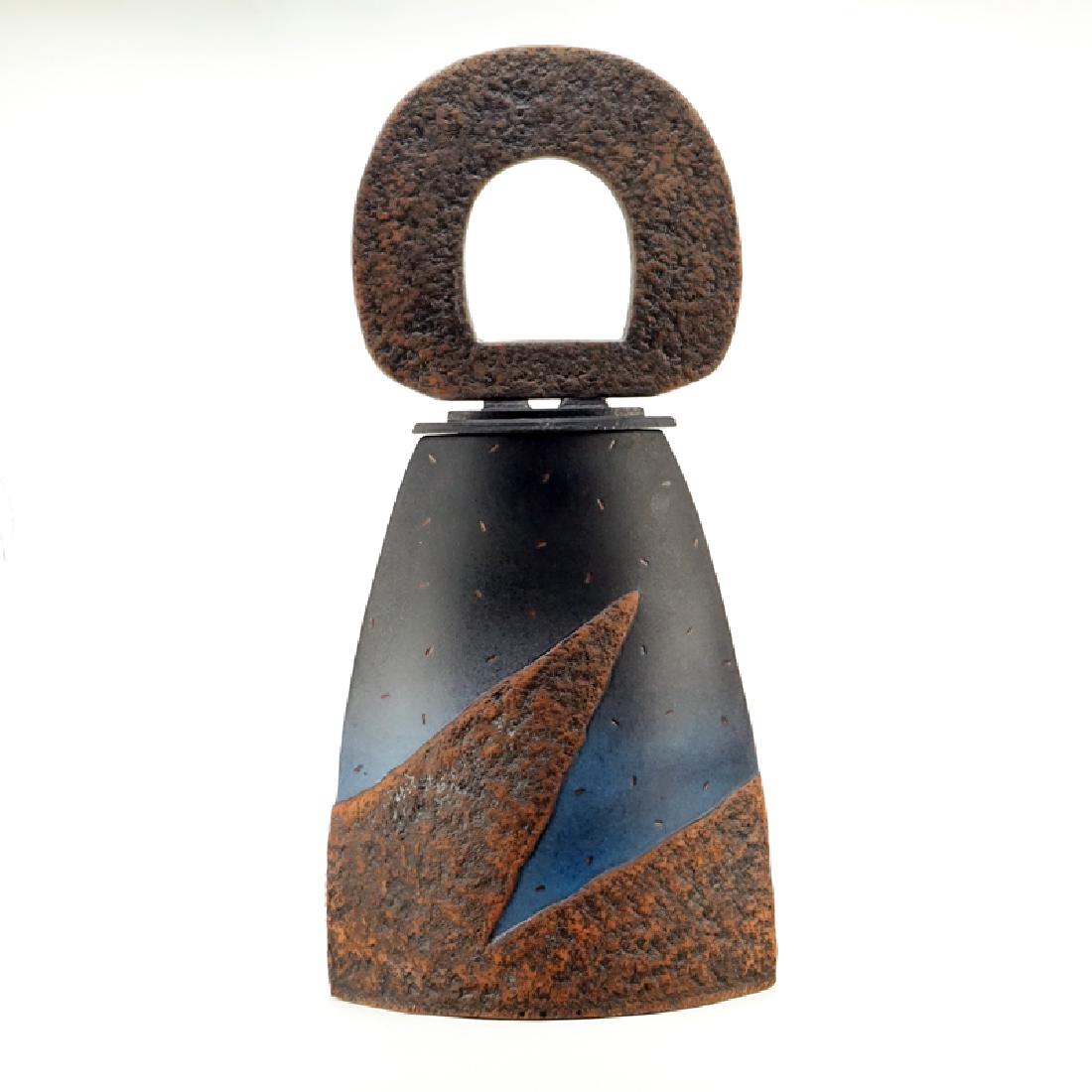 Masuo Ojima, Japanese (20th C.) Large Art Pottery Vase (1 of 5)