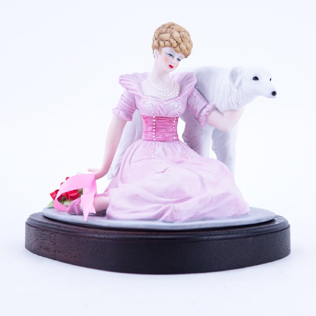 Louis Icart "1914 Coursing" Bisque Porcelain Figurine (1 of 5)