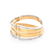 Contemporary Design Italian Diamond and 14 Karat Yellow - 2
