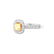 GIA Certified .59 Carat Fancy Yellow Diamond, .65 Carat - 3