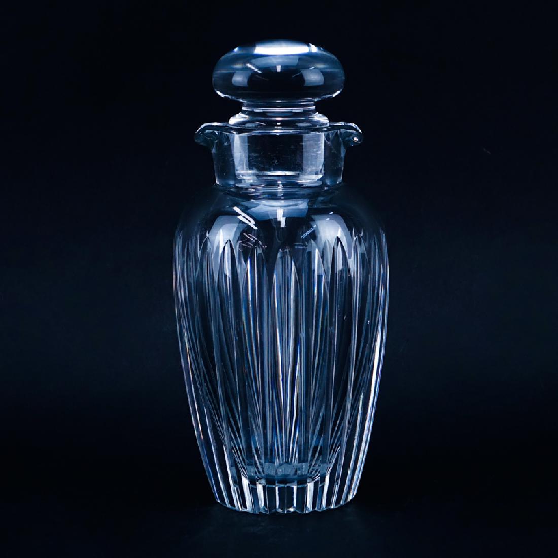 Baccarat Crystal Martini Shaker. Signed. Typical scuffs (1 of 4)