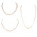 Three (3) Vintage 14 Karat Yellow Gold Link Necklaces.