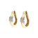 Vintage 14 Karat Yellow Gold and Diamond Earrings. - 2