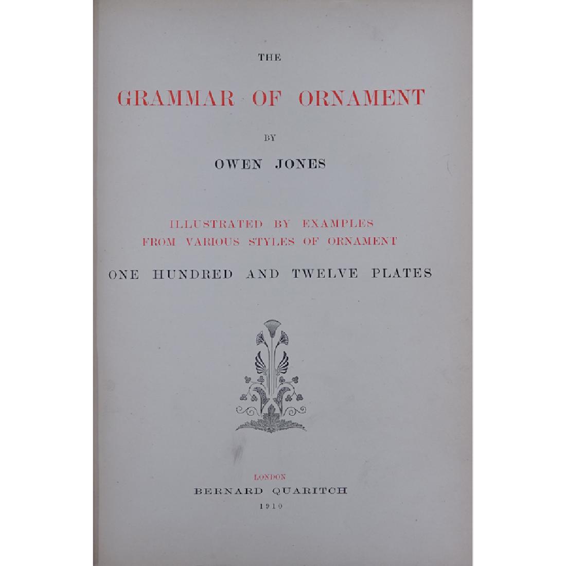 Owen Jones, British (1809â€“1874) Book with color (1 of 6)