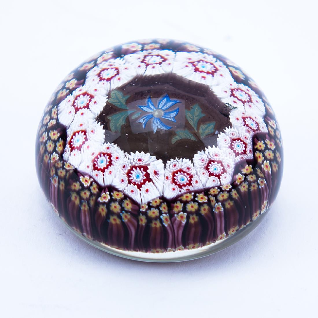 Vintage Millefiori Baccarat Style Glass paperweight. (1 of 3)