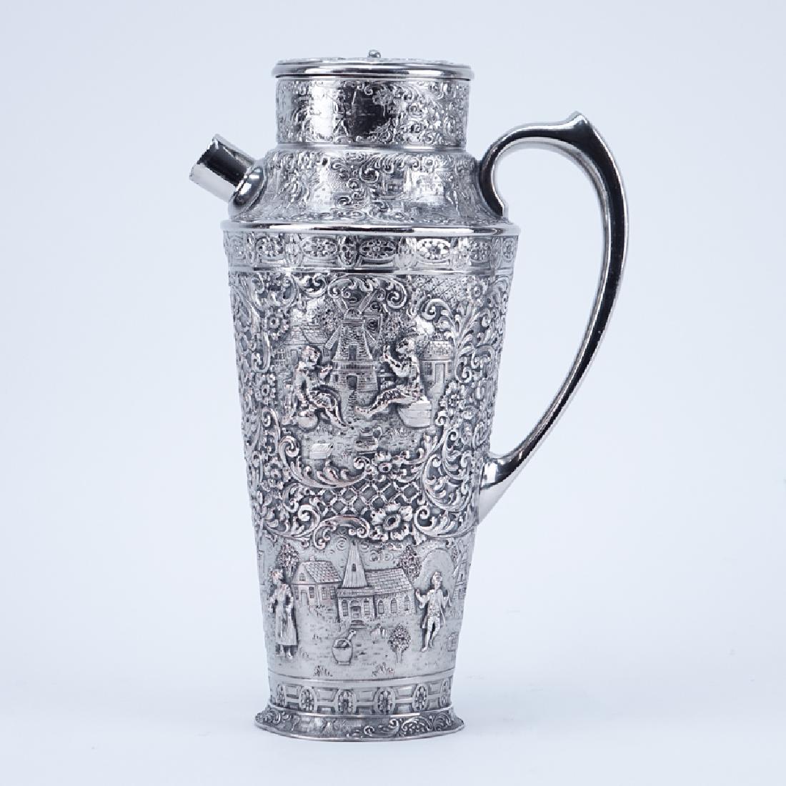 Vintage Barbour Silver Plate Martini Shaker. Signed. (1 of 5)