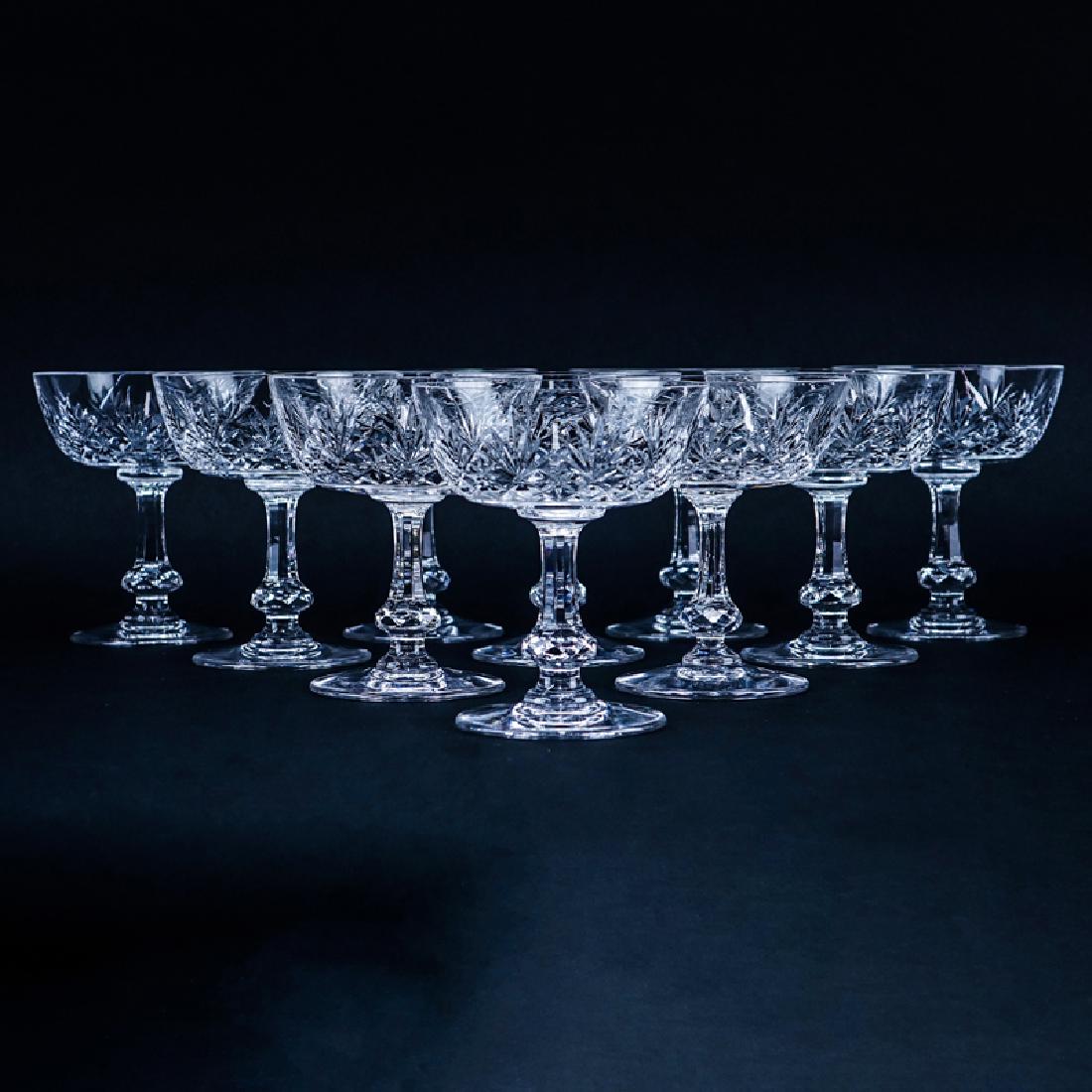 Eleven (11) Saint Louis Cristal Massenet Coupes. (1 of 7)