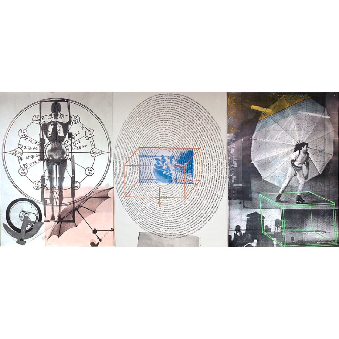 Robert Rauschenberg, American (1925-2008) 1968 Tryptic (1 of 4)