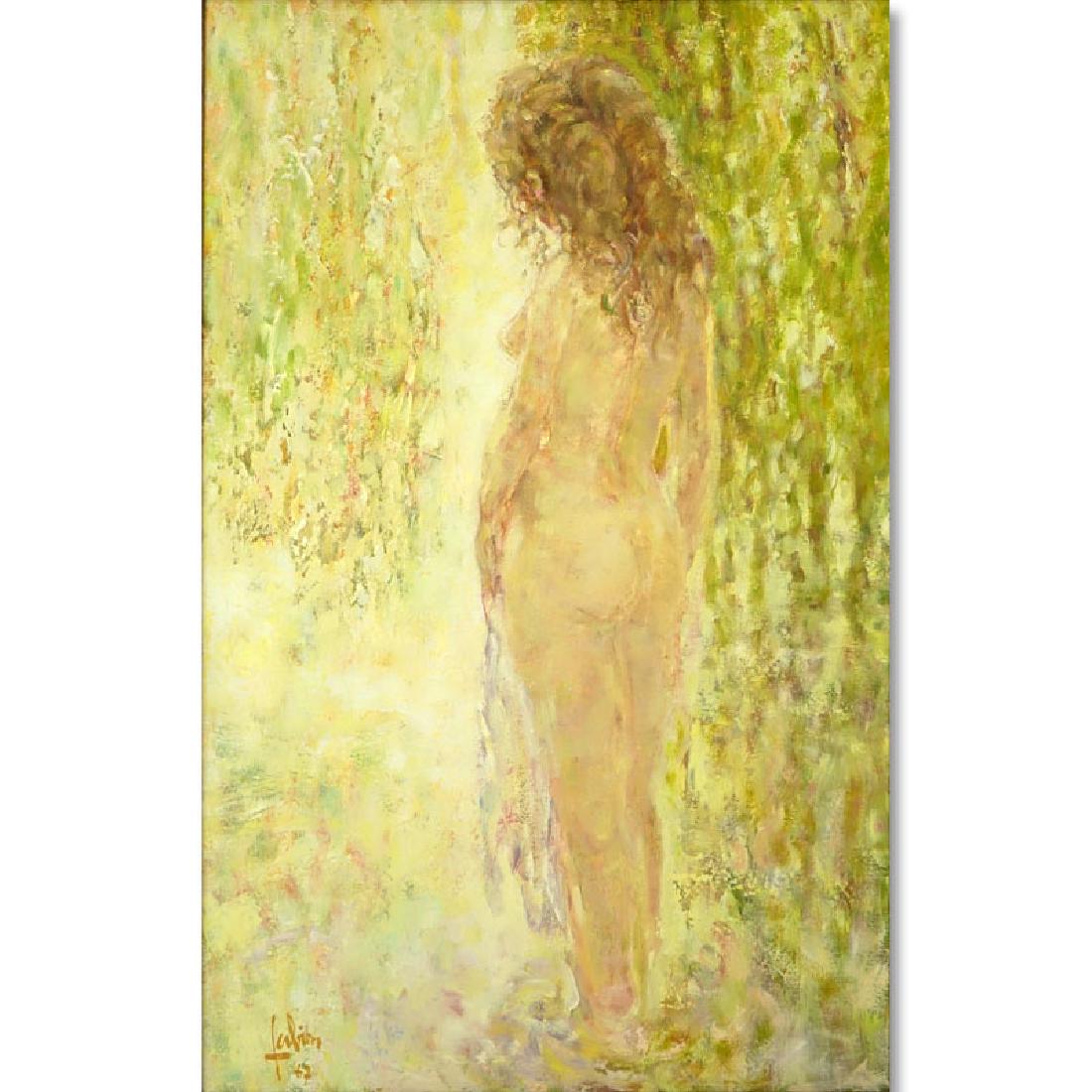 Louis P Fabien, French (born 1924) Oil on Canvas "Sous (1 of 6)