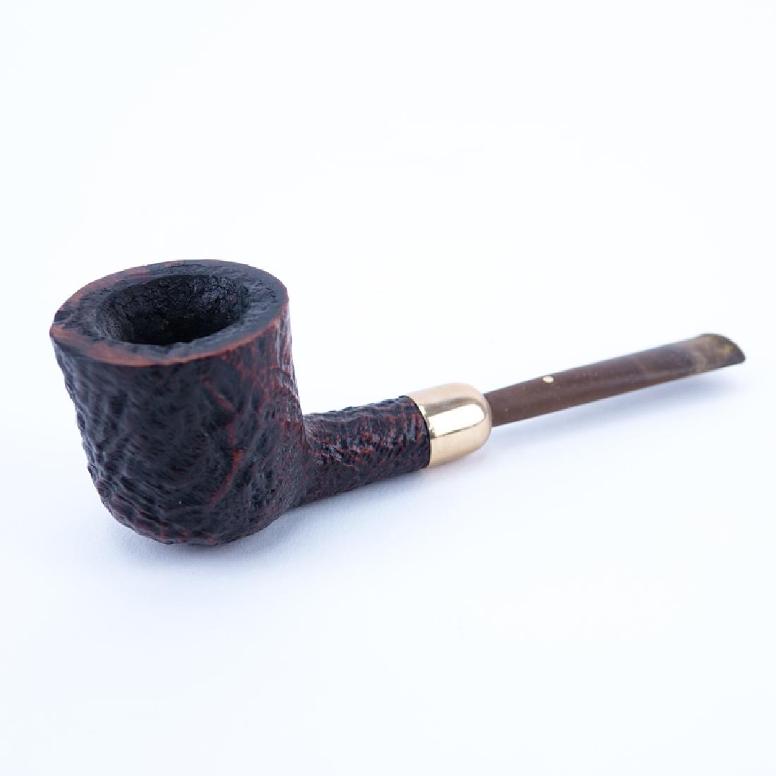 Dunhill Shell Briar Pipe with 14K Gold Spigot. Stamped (1 of 3)