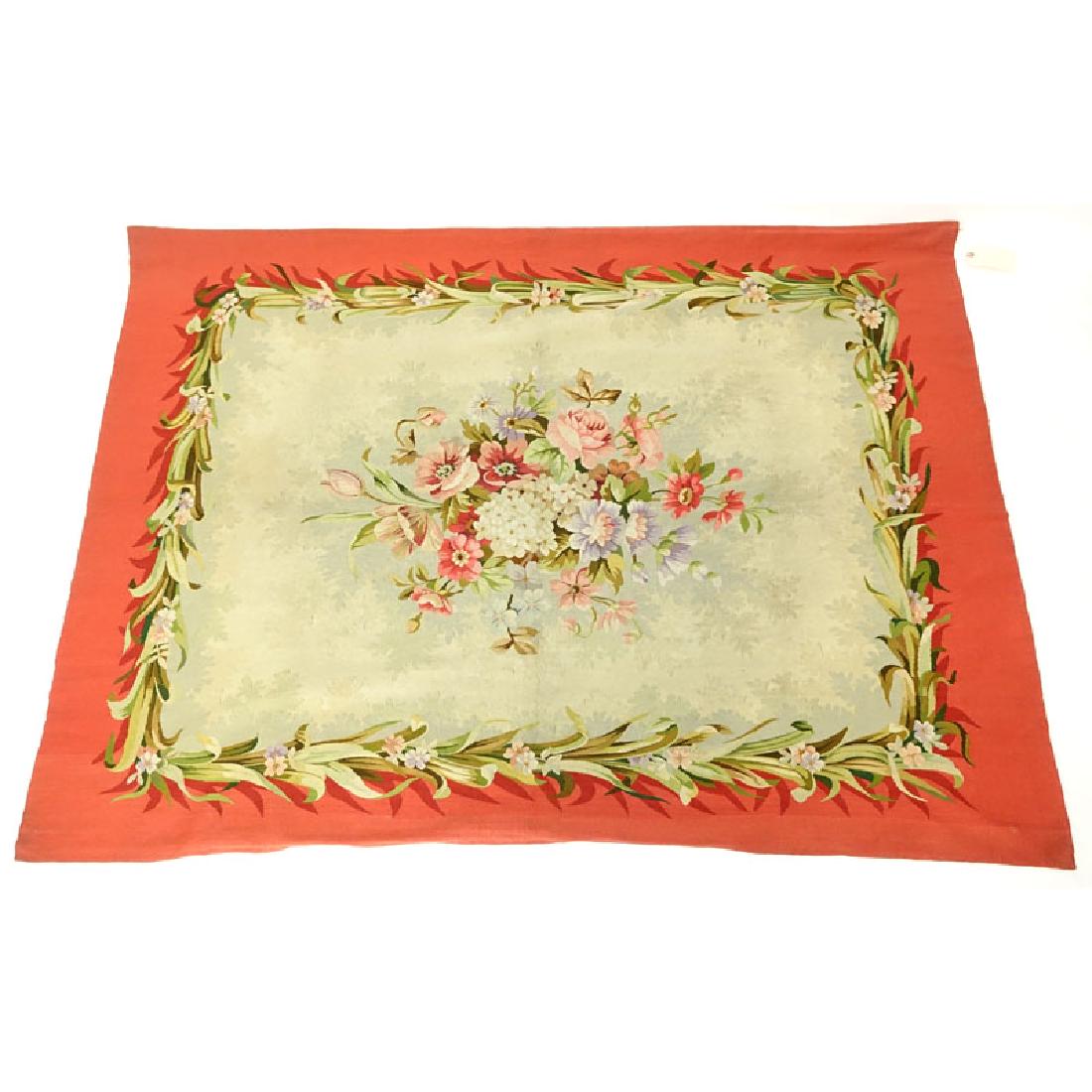 20th Century Aubusson Tapestry. Multi-colored floral (1 of 3)