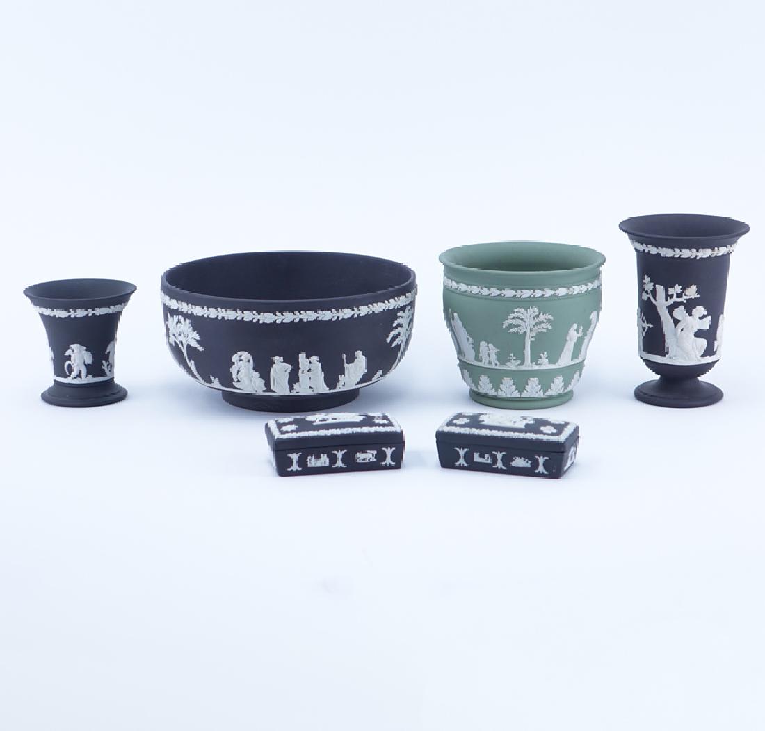 Grouping of Six (6) Wedgwood Jasperware Tableware. (1 of 6)