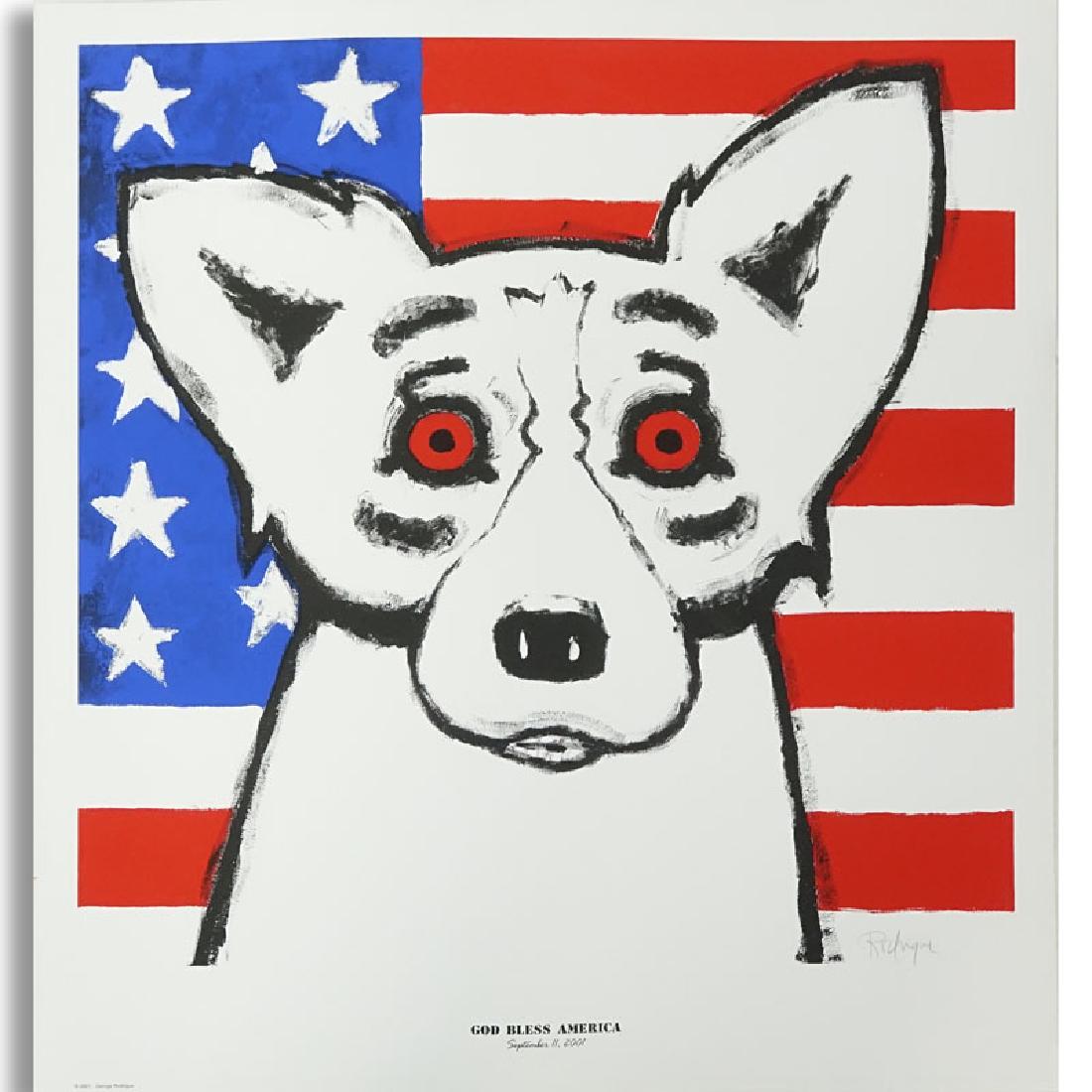 George Rodrigue, American (1944-2013) Color silkscreen (1 of 7)