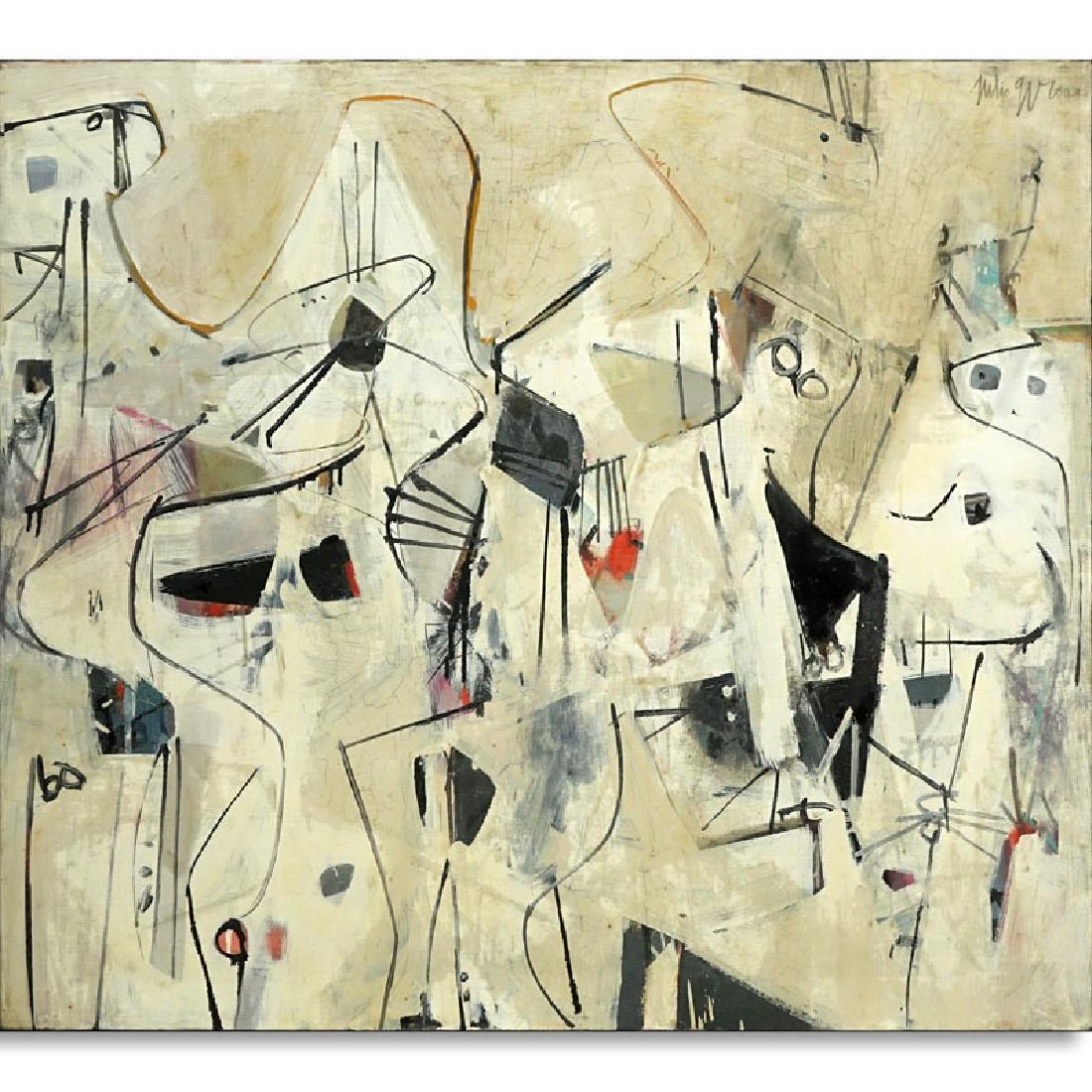 Julio Girona, Cuban/American (1914 - 2002) Oil on (1 of 6)