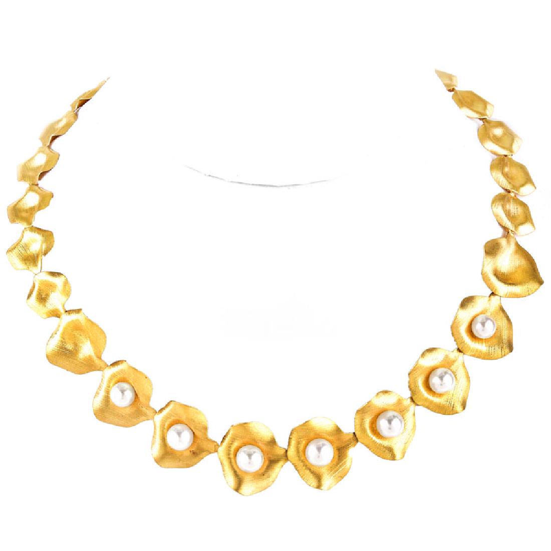 Vintage Italian 18 Karat Yellow Gold and Seven (7) (1 of 5)