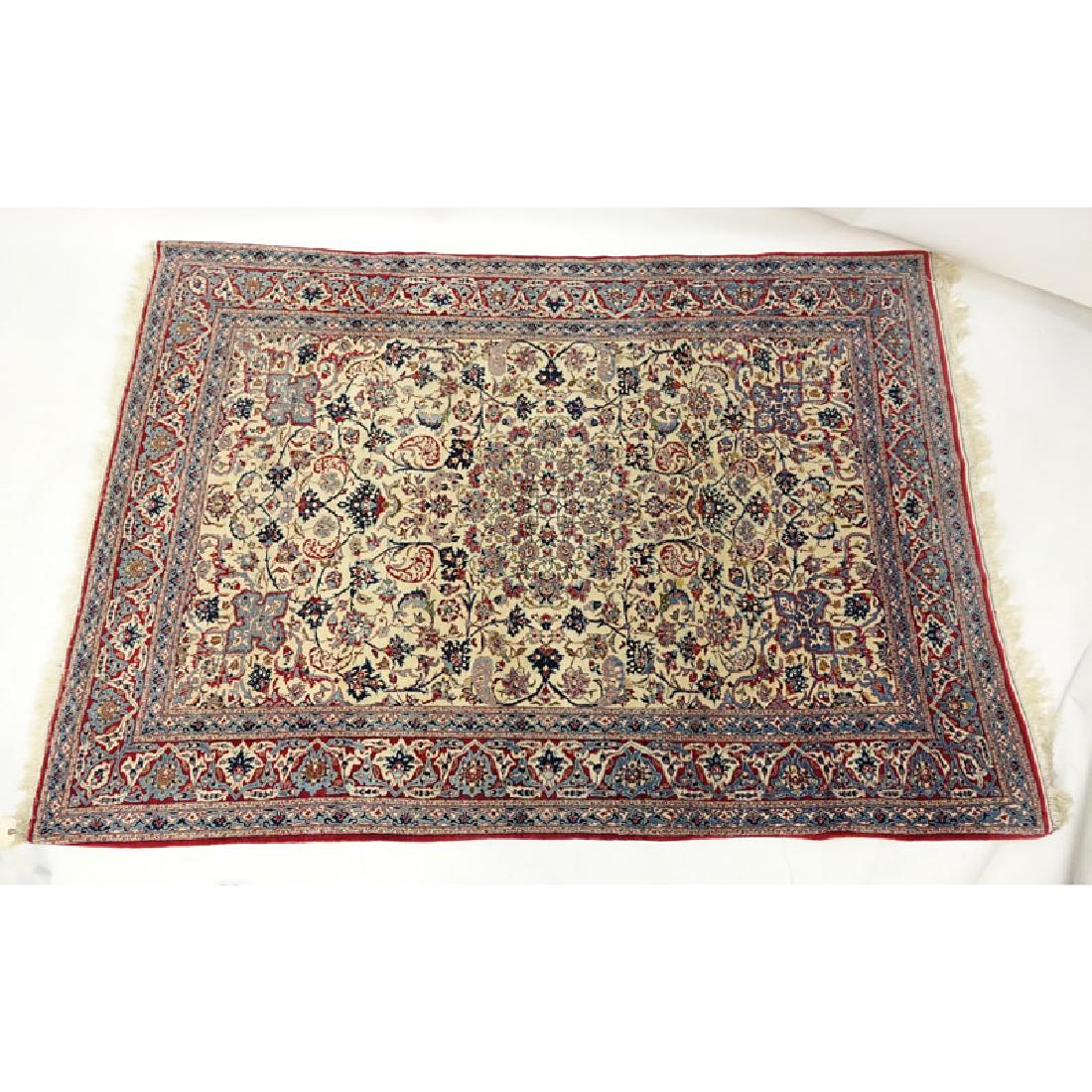 Semi Antique Persian Oriental Hand Woven Wool Rug. (1 of 3)