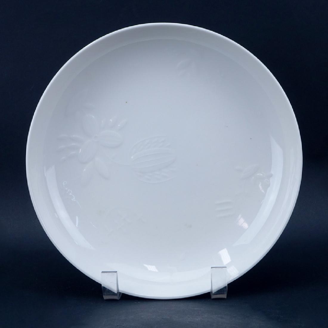 Royal Copenhagen Serving Bowl #4139. Features impressed (1 of 5)