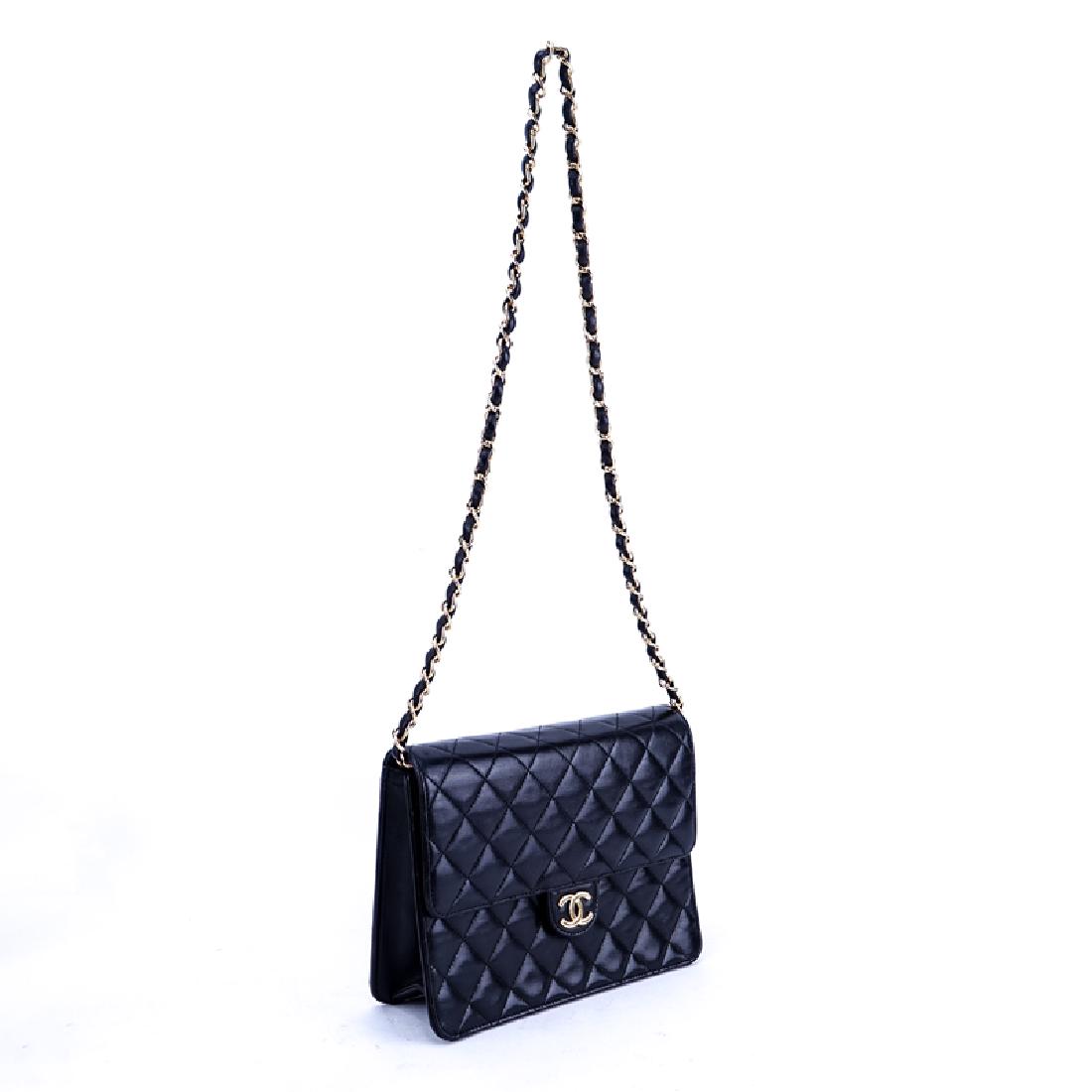 Chanel Black Quilted Leather Mademoiselle PM Handbag. (1 of 8)