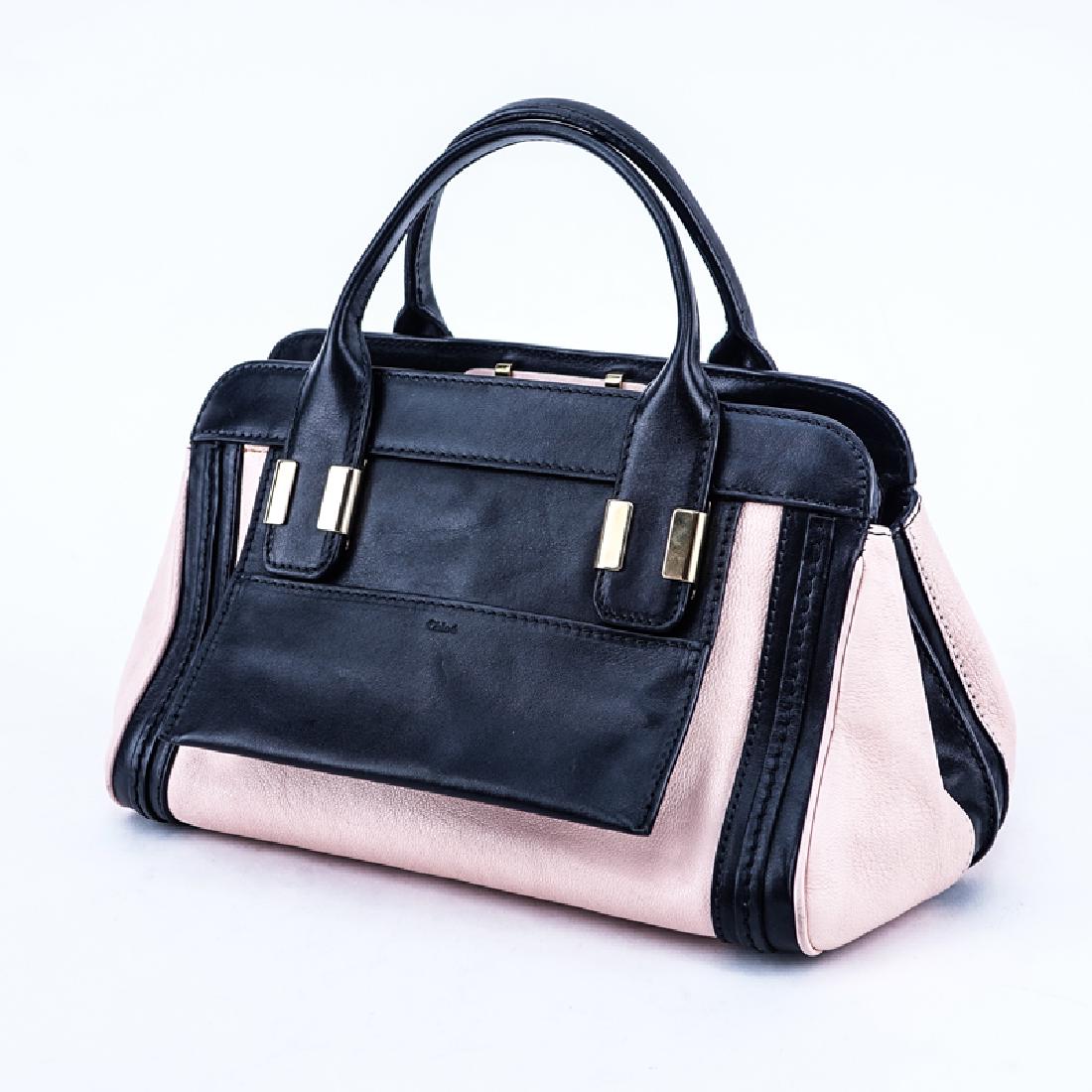 Chloe Light Pink and Black Mini Alice PM Smooth Calf (1 of 6)