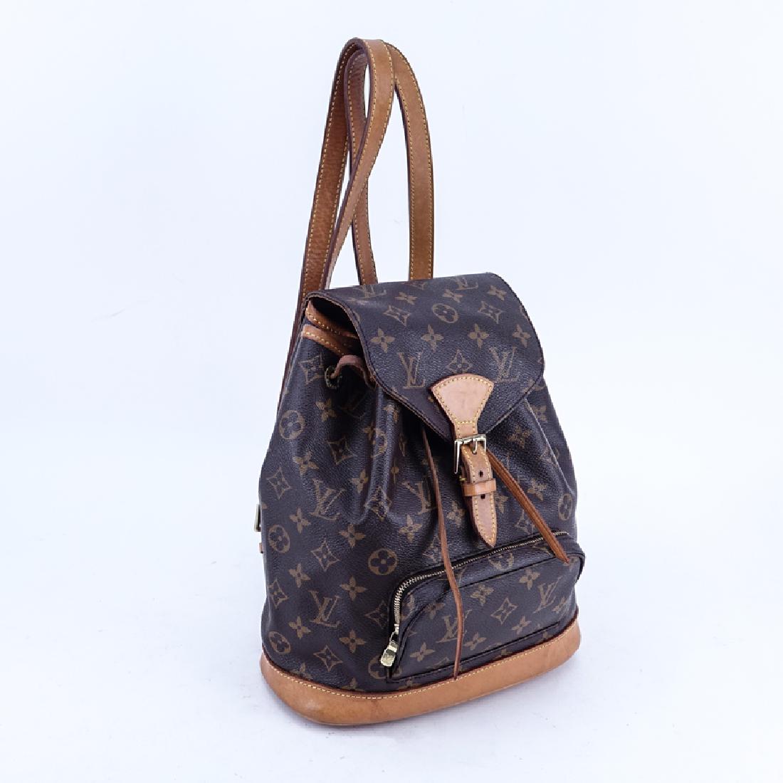 Louis Vuitton Brown Monogram Coated Canvas Montsouris (1 of 6)
