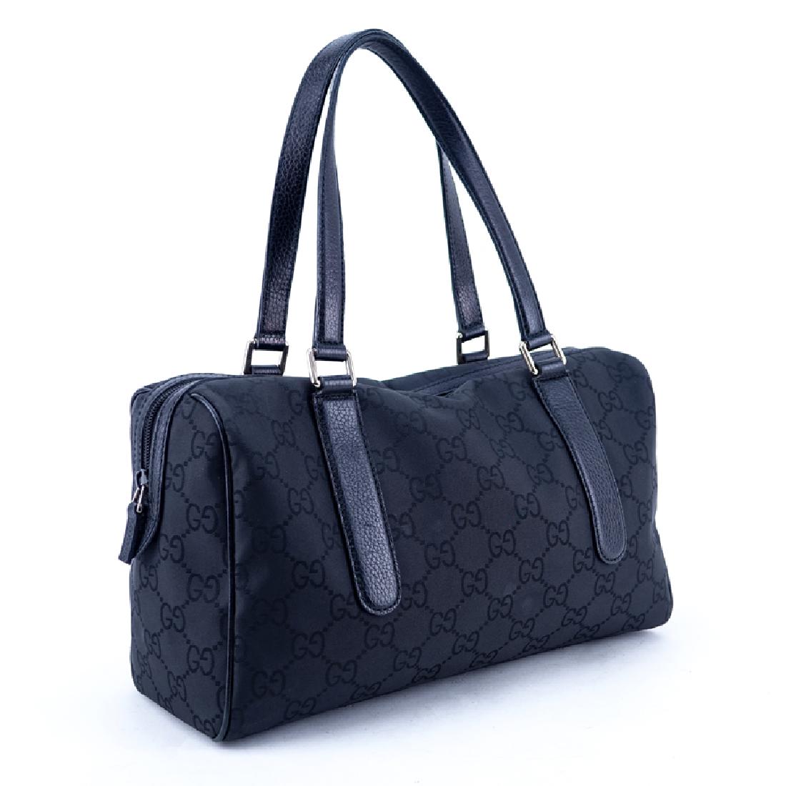 Gucci Black Monogram Nylon And Leather Signature (1 of 5)