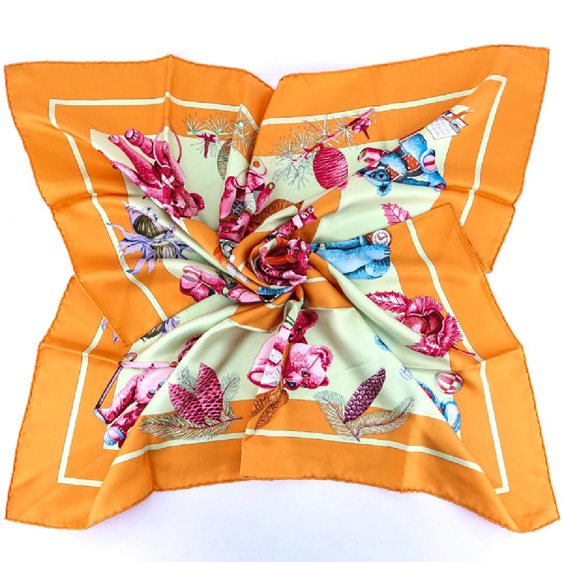 Hermes Silk Scarf "Confidents des Coeurs". (1 of 5)